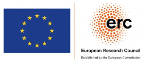 Logo con bandiera Unione Europea e Logo ERC